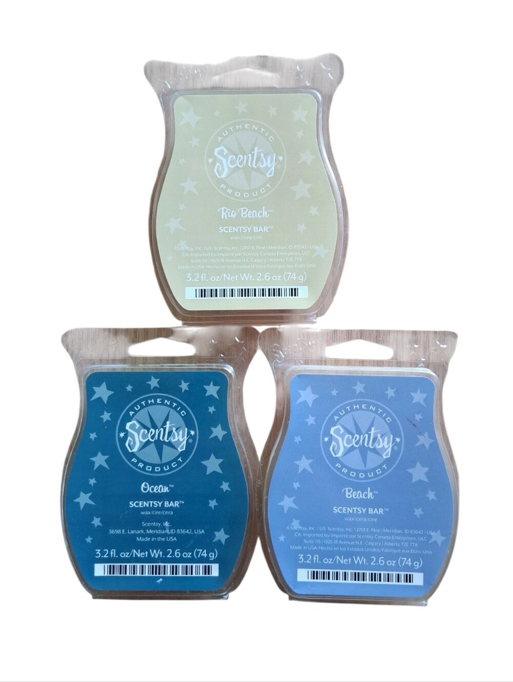 Scentsy Wax Melts In Rio Beach, Ocean And Beach